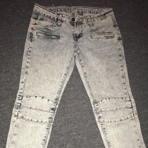 Distressed Denim Jeans